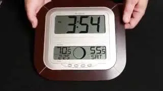 WS-8418U-IT Atomic Digital Wall Clock