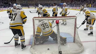 Penguins@Leafs pre-game warm up