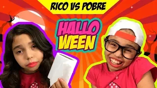 HALLOWEEN DE RICO E HALLOWEEN DE POBRE