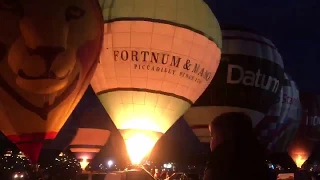 Amazing video Bristol Balloon Fiesta Night Glow 12/08/2017 GoPro
