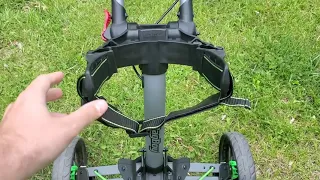 How disc golf bags go on the Bag Boy Quad Xl