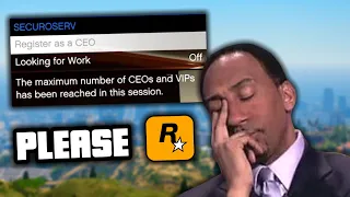 I'm Sick of The CEO Limit in GTA Online...