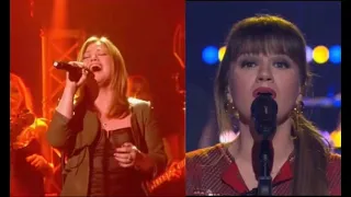 Kelly Clarkson singing Cry live 2009 vs 2024