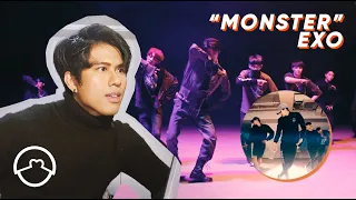 Performer React to EXO "Monster" Dance Practice + MV
