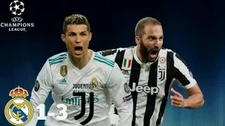 Real Madrid VS Juventus 1-3 (4-3) Champions League