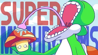 Yoshi Eats Super Mushrooms!