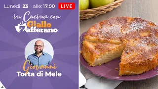 🔴 TORTA DI MELE in diretta con Giovanni!