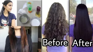 Permanent Hair Straightening at Home | Only Natural Ingredients | Super Style tips