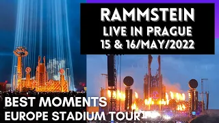 RAMMSTEIN live in Prague - BEST MOMENTS of both shows - Europe Stadium Tour 2022