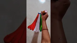 quick Independence day rangoli #youtubeshorts #viralvideo #shortsfeed #viral #youtube #short #shorts