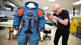 Adam Savage Examines the Apollo A5-L Spacesuit!