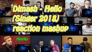 [DIMASH] Hello (Singer 2018)｜reaction mashup *request*