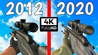 CS:GO - 2012 vs. 2023 - Weapons Comparison