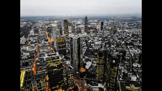 Frankfurter am Main-Germany 4k 🇩🇪-by drone مدينة فرانكفورت