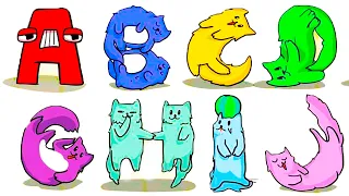 ALPHABET LORE But Transformed From Cats / Alphabet Lore @Mike Salcedo