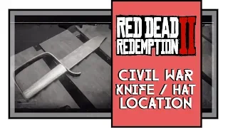 Red Dead Redemption 2 Civil War Knife And Civil War Hat Location