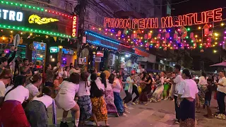 Cambodia 🇰🇭 Riverside tour Phnom Penh Nightlife & 136,05 street S*E Bar & Restaurant 24hour/7day