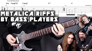 Metallica Riffs Written By Bass Players (Cliff, Jason, Rob) | + Tabs