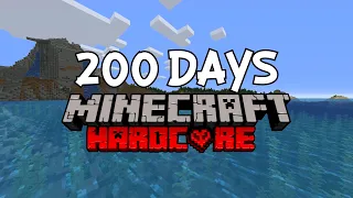 I Survived 200 Days in Hardcore Minecraft... Here's What Happened