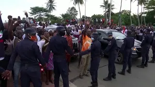 Former Ivory Coast president Gbagbo returns home after decade of exile