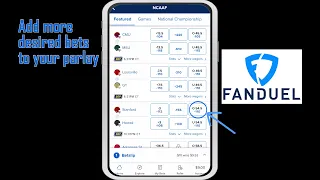 How to place a PARLAY bet on Fan Duel Sportsbook App | 2023