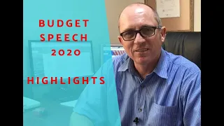 Budget Speech 2020  South Africa Highlights - in  7 minutes!