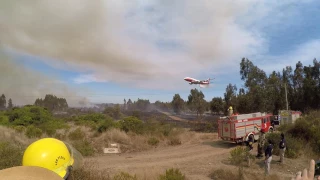 supertanker combate incendio forestal Santo domingo