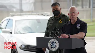 WATCH: DHS Secretary Alejandro Mayorkas holds briefing at U.S.-Mexico border