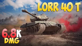 Lorr 40 t - 6 Kills 6.8K DMG - Delicious! - World Of Tanks