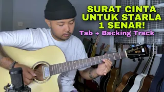 CUMA 1 SENAR! Intro Gitar Surat Cinta Untuk Strala - Virgoun (Tutorial Gitar Pemula)