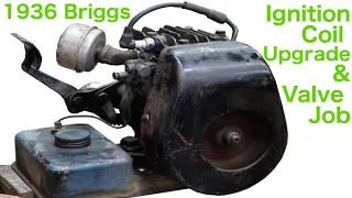 INCREDIBLE 1936 Briggs & Stratton Electronic Ignition Upgrade & Valve Job