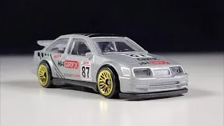 Hot Wheels Mainline Review: '87 Ford Sierra Cosworth | 2023 HW The 80s