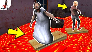 Floor is Lava in Granny's house ★ Funny Animation Granny, Grandpa, Ice Scream vs Aliashraf