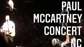 Paul McCartney Freshen Up Raleigh NC Concert