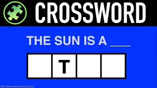 GENERAL KNOWLEDGE QUIZ #4 (29 Trivia Questions and Answers Pub Quiz) || Crossword Puzzles Game