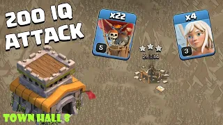 TH8 200 IQ Attack   Clash of Clans | COC Attack