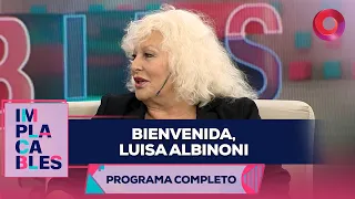 Bienvenida, LUISA ALBINONI | #Implacables Completo - 11/05 - El Nueve