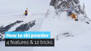How to Ski Powder | 4 Features & 12 Tricks