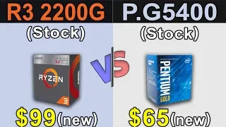 Ryzen 3 2200G Vs. Pentium G5400 | GTX 1060 6GB OC | New Games Benchmarks