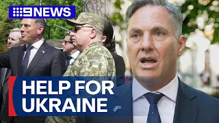 Defence minister announces latest funding commitment to Ukraine | 9 News Australia