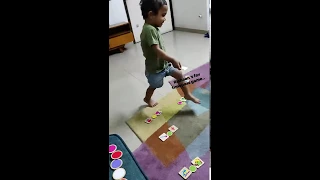 Rishaan's favourite game,edu edge wooden toys,home schooling,kids activities,Montessori,blocks child