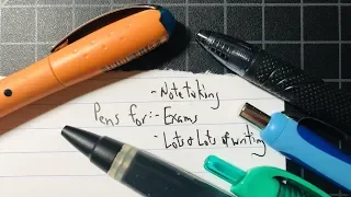 The Best Pens for Lots of Writing (Notetaking, Exams, Tests, etc)