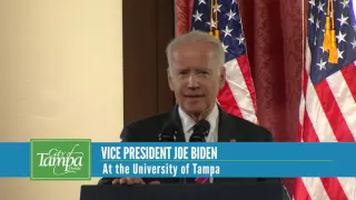 Vice President Joe Biden Speaks at the University of Tampa