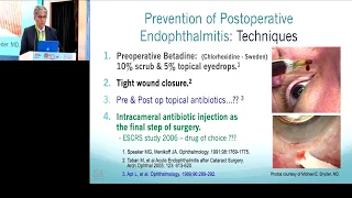 AIOC2019 IC509 Topic Intracameral Antibiotics Dr Steve Arshinoff