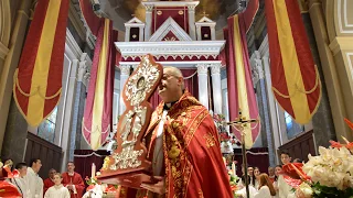 Solenne Apertura della Cappella dei Santi Alfio, Filadelfo e Cirino a Sant'Alfio "a vara" 05/05/2018