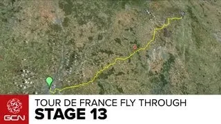 Tour De France Stage 13 Fly Through