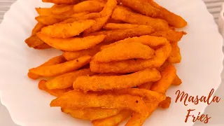 मसाला फिंगर फ्राइज-दिल्ली स्पेशल | Spicy Masala Fries