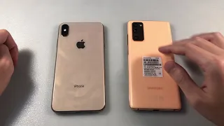 iPhone XS Max vs Samsung Galaxy S20 FE