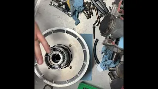 Reassembling a Polaris button style secondary clutch