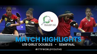 A. Kaufmann/M. Griesel vs C. Lutz/P. Pavade | U19 GD SF | ITTF World Youth Championships 2022